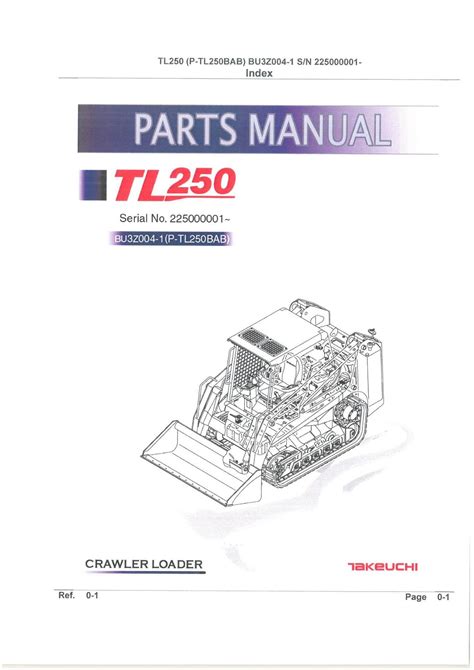 takeuchi tl250 compact track loader|takeuchi tl250 parts diagram.